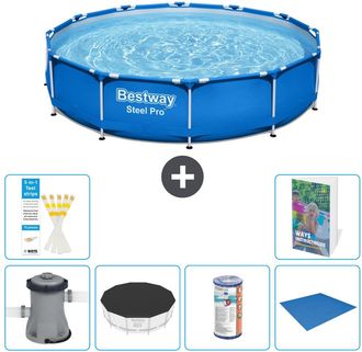 Bestway Piscina Bestway Steel Pro Redonda - 366x76 Cm - 7-piezas S341