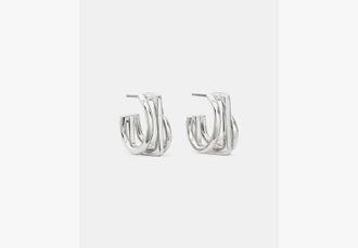 Kate Spade New York Geo Pop Stacked Hoops
