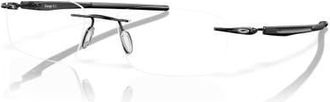 Oakley 54mm Rectangle optical glasses in Black at Nordstrom