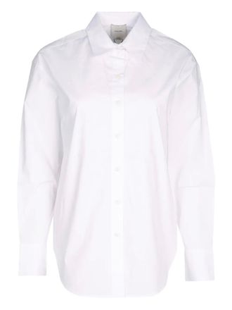 Calvin Klein poplin long-sleeve shirt - White