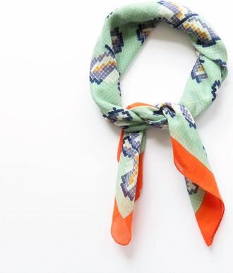 Epice Womens Needlepoint Butterfly Scarf In Multi
