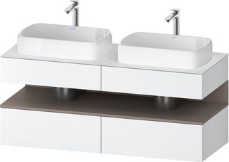 Duravit Qatego Consola Mueble Bajo Lavabo, 2 Extensiones, 2 - Duravit