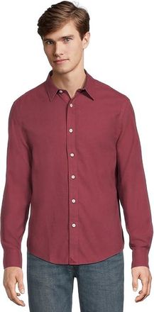 UNTUCKit Long Sleeve Wrinkle Free Veneto Mens Clothing Maroon : 2XL Regular Fit, Cotton