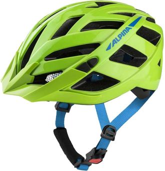 Alpina Groen Blauw Glans Fietshelm - unisex - Fietsaccessoires - Groen - ONE Size - Fitness