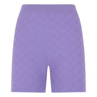 Gucci Short Shorts, female, Purple, Size: XS Viscose Shorts