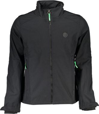 Gian Marco Venturi Black Polyester Mens Mens Jacket