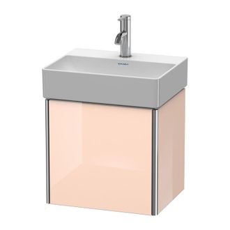 Duravit Duravit Xsquare Unidad De Tocador De Pared 43,4 X 34,0 Cm, 1 Puerta Con Bisagra A La Izquierda, Para Lavabo Durasquare 073245, Color (frente/cuerpo): 