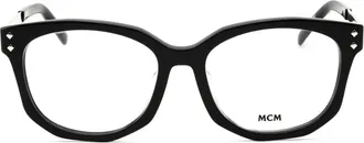 MCM MW5017D Round Acetate Eyeglasses - Black