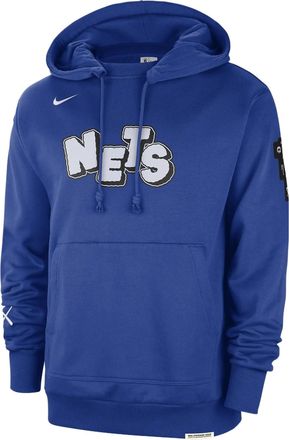 Nike X Kaws X Brooklyn Nets City Edition Hoodie Blue FB4441-495