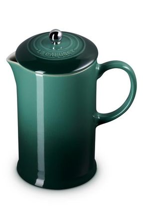 LE CREUSET 34-Ounce Stoneware French Press in Artichaut at Nordstrom