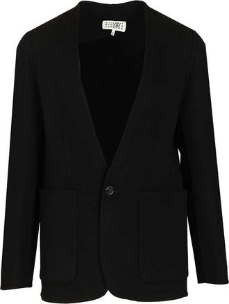Maison Margiela Single-Breasted Wool Jacket