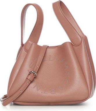Stella McCartney Stella Mccartney Crossbody Bag With Double Top Handle And Logo