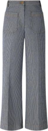 Sessun Broeken, Dames, Blauw, XS, Katoen, Aldricks Broek