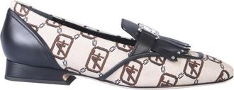 Alberta Ferretti Logo Moccasin-Donna