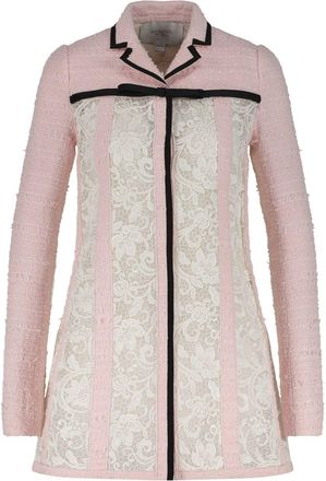 Giambattista Valli floral-embroidered shirt - women - Cotton/Polyamide - 40 - Pink