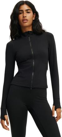 Cotton On Womens Active Ultra Soft Zip Through Jacket in Black at Nordstrom, Size X-Small