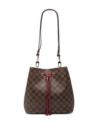 Louis Vuitton 2019 Damier Ebene Neonoe MM bucket bag - Brown