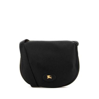 Burberry Black Leather Tavistock Crossbody Bag Borse A Tracolla