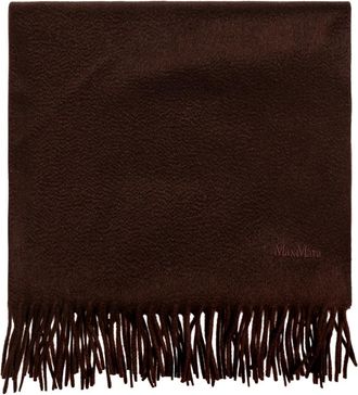 Max Mara Baci Cashmere Sjaal - Dames - Wintersjaals - Bruin - ONE Size - Kasjmier - Accessoires