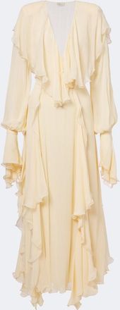 Blumarine Ruffled maxi dress