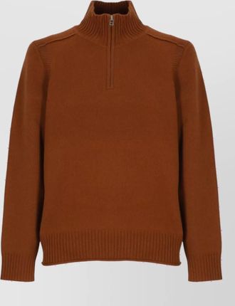 Guest In Residence cashmere zip-up high-neck jumper