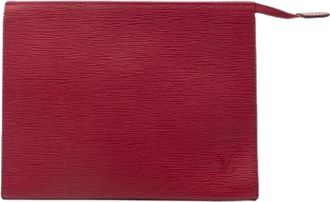 Louis Vuitton Pre-owned Toiletry Pouch 26 - Dames - Vintage Clutch - Rood - ONE Size - Vintage