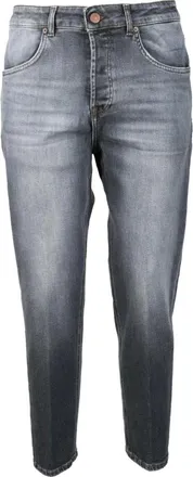 Michael Coal Heren, Jeans, Grijs, Maat: W34 Denim