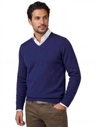 Scotland Blue trui Scotland Blue donkerblauw katoen