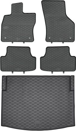 OEM Juego De Alfombrillas De Goma Para Coche Y Alfombrilla Para Maletero Para Seat Le&oacute;n Iv Hatchback A Partir De Marzo De 2020