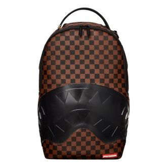 Sprayground Clear Rubber Sharks In Paris DLXSV Backpack Brown Black 910B5855NSZ
