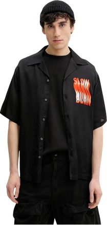 Diesel S-Karol-A Shirt - Heren - Korte mouwen Overhemden - Zwart - 2XL - Overhemden