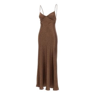 MC2 Saint Barth Maxi Dresses, female, Brown, Size: XS Ravel Slip Dress