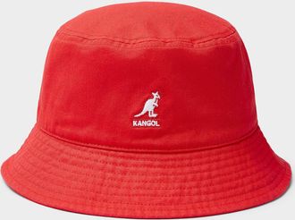 Kangol Womens Embroidered-logo colourful bucket hat