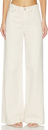 Rag & Bone Sofie Full Wide Leg Jeans In Sandstone
