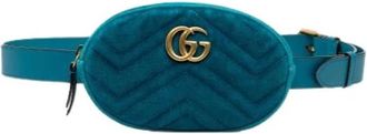 Gucci Pre-owned Vintage Belt Bag - Dames - Vintage Heuptassen - Blauw - ONE Size - Vintage