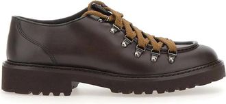 Doucal's Schoenen met platte veters - Heren - Veterschoenen - Bruin - 44 EU - Leer - Schoenen