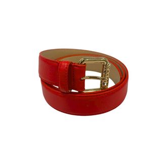 Borbonese Red Leather Women Womens Belt