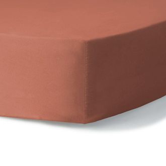 Febronie S&aacute;bana bajera algod&oacute;n terracotta 140x200x30