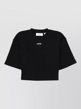 Off-white cropped t-shirt