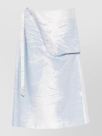 Diesel belted waist midi skirt silk blend