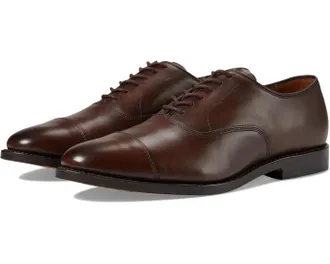 Allen Edmonds Mens Allen Edmonds Park Avenue Oxford Brown Leather Dress Shoes HAWK2147