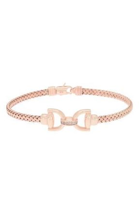 Meshmerise Diamond Bangle Bracelet - 0.06ct. in Rose at Nordstrom Rack