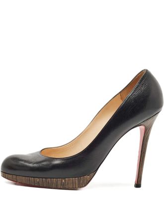 Christian Louboutin 1152973 Black - women - Leather/Calf Leather/Calf Leather - 40