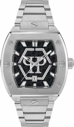 Philipp Plein Accessoires, Heren, Grijs, ONE Size, The Hexagon Phantom