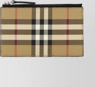 Burberry checked canvas card holder