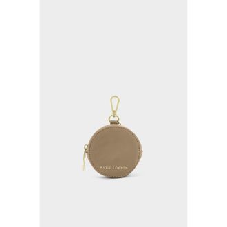 Katie Loxton Nylon-Luxe Clip On Purse in Taupe at Nordstrom