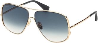 Max Mara Mm 0190 30P Zonnebrillen - Dames - Zonnebrillen - Geel - 60 MM - Accessoires