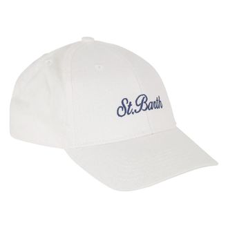MC2 Saint Barth Baseball Cap - Heren - Petten - Wit - ONE Size - Katoen - Accessoires