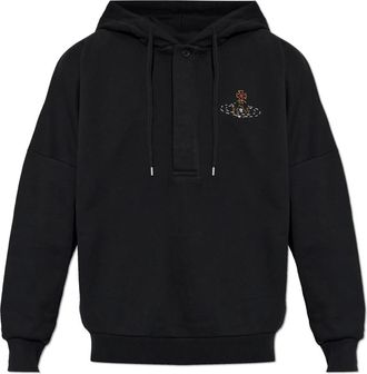 Vivienne Westwood Batwing Hoodie - Heren - Hoodies - Zwart - M - Katoen - Hoodies & sweatvesten