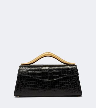 Elie Saab The Petit Wave Small leather top-handle bag